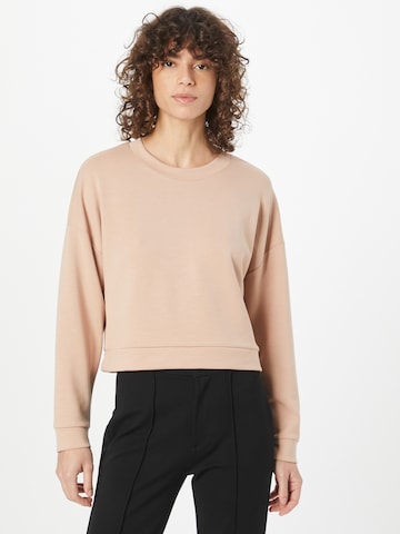 ABOUT YOUSweater majica 'Dena' - bež boja: prednji dio