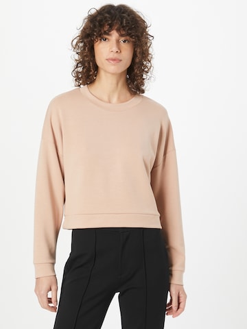 ABOUT YOU Sweatshirt 'Dena' in Beige: front