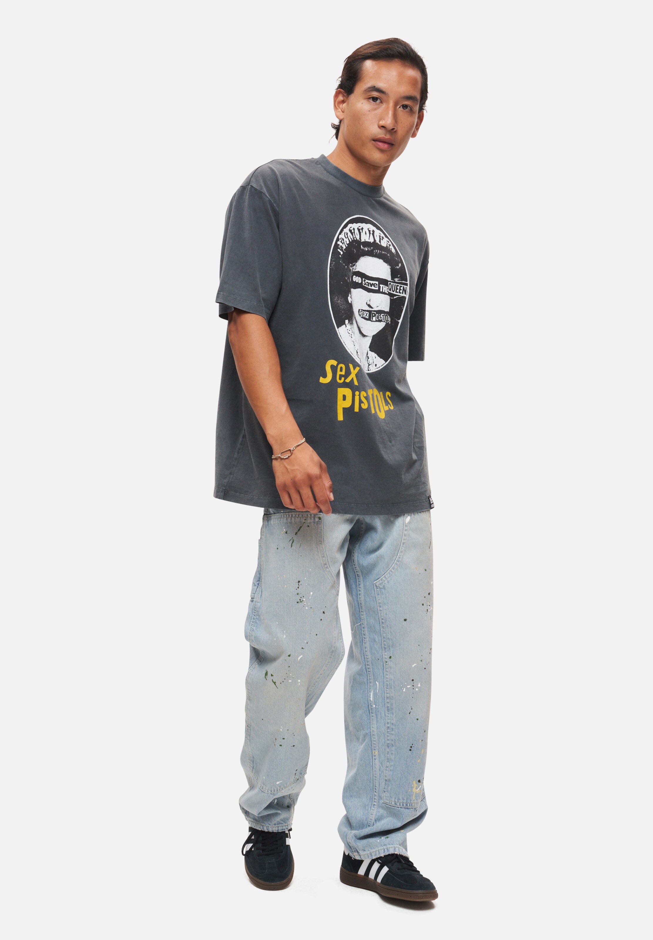 Sex Pistols T-shirt, God Save The Queen Dip Dye Black, Men´s | - T -shirts, Hoodies - Foto 9