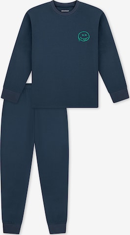 Pyjama ' Nightwear ' SCHIESSER en bleu : devant