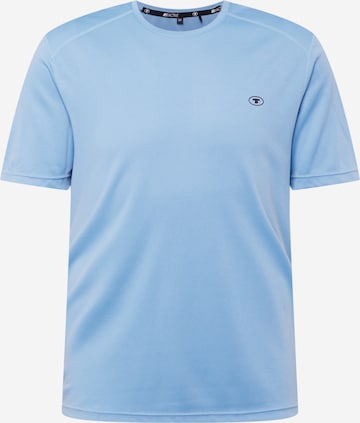 TOM TAILOR - Camisa funcionais 'ARNE' em azul: frente