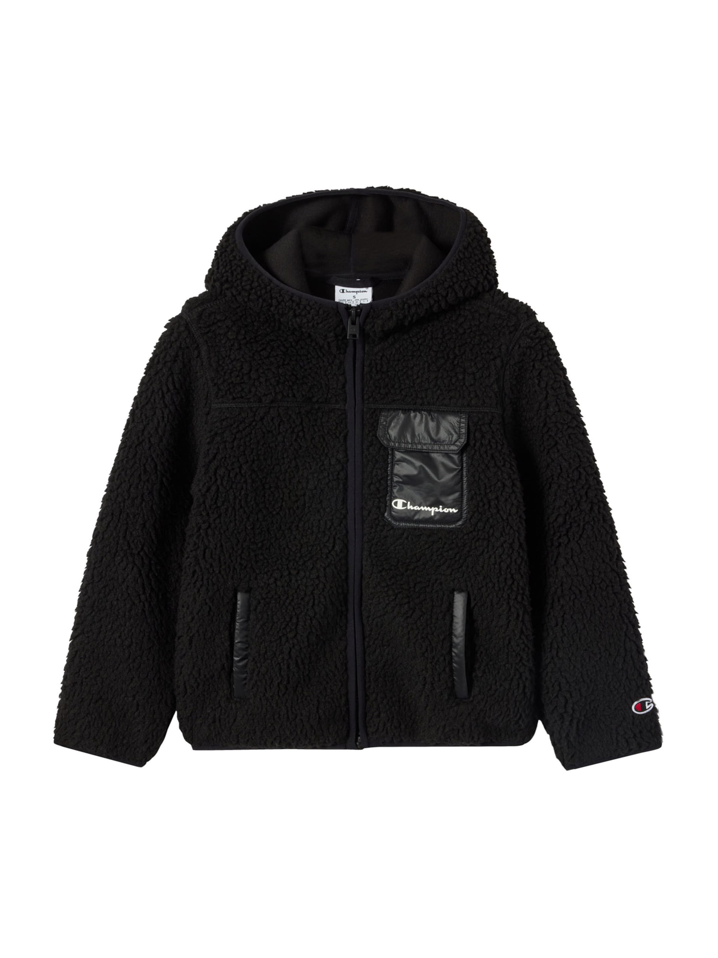 Champion Authentic Athletic Apparel Fleecejakke i sort: forside