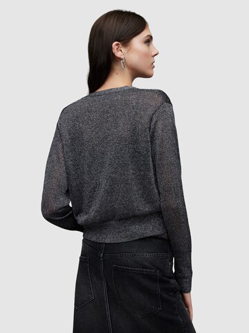 AllSaints Knit Cardigan 'LYRA' in Silver