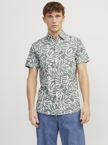 JACK & JONES Regular fit Риза 'Lafayette' в зелено