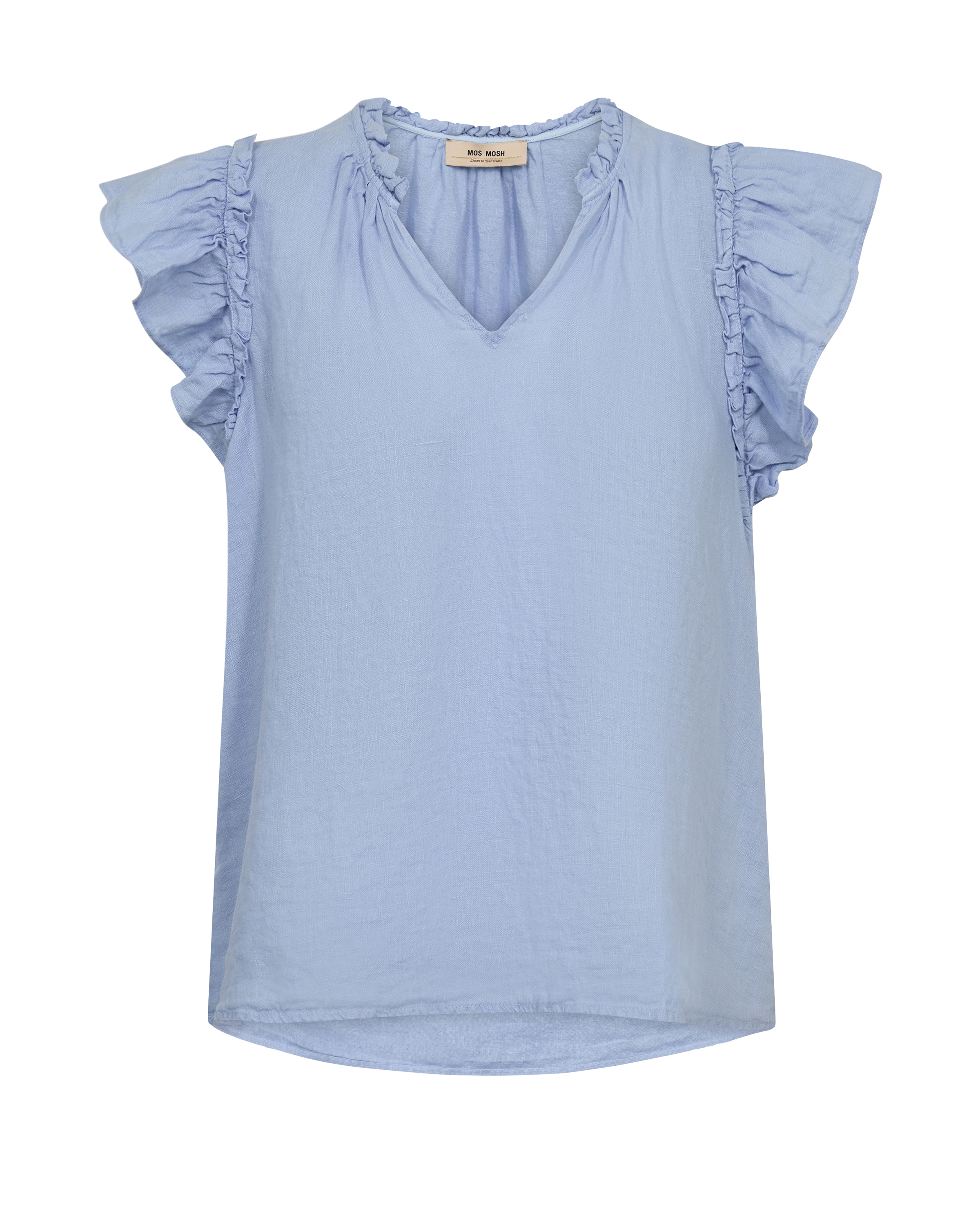 Chemisier 'MMTea' MOS MOSH en bleu : devant