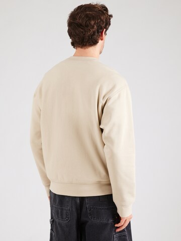 Carhartt WIP Sweatshirt 'American Script' i beige