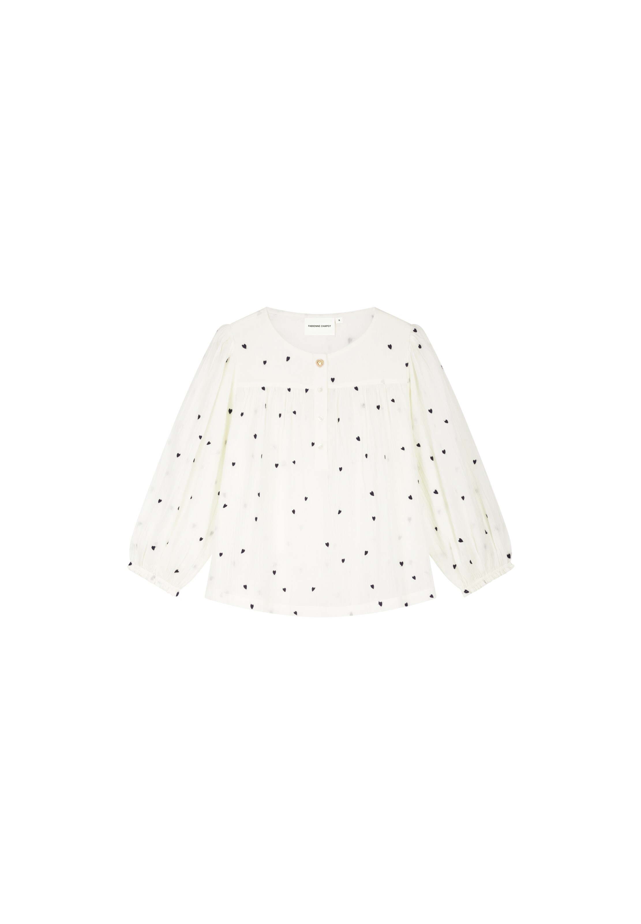 Fabienne Chapot Blouse in Wit: voorkant