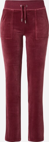 Juicy Couture Kalhoty 'DEL RAY' – červená: přední strana