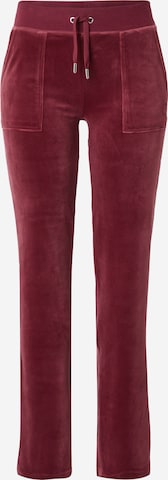 Juicy Couture Regular Hose 'DEL RAY' in Rot: predná strana