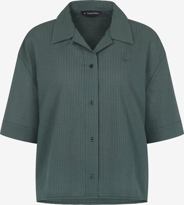 TRIUMPH Pajama Shirt in Green: front