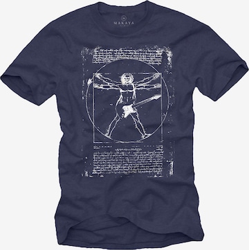 MAKAYA Shirt in Blau: Vorderseite