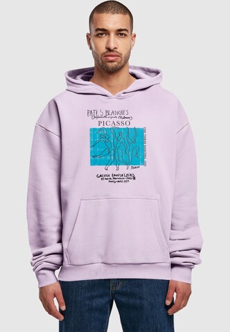 Merchcode Sweatshirt 'Apoh - Picasso Three Dancers' in Purple: front