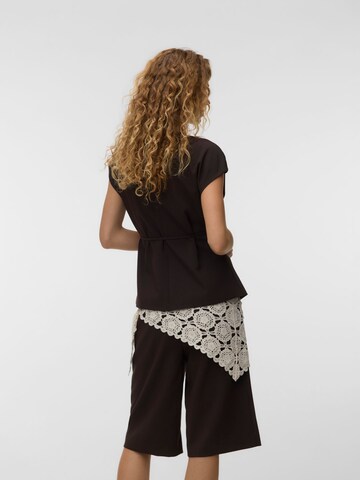 VERO MODA Vest 'VANNAH' in Brown