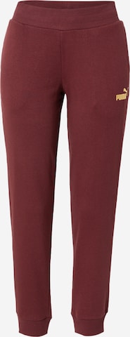 PUMA Tapered Sportbroek in Lila: voorkant