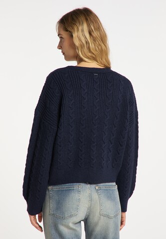 DreiMaster Vintage Knit cardigan in Blue