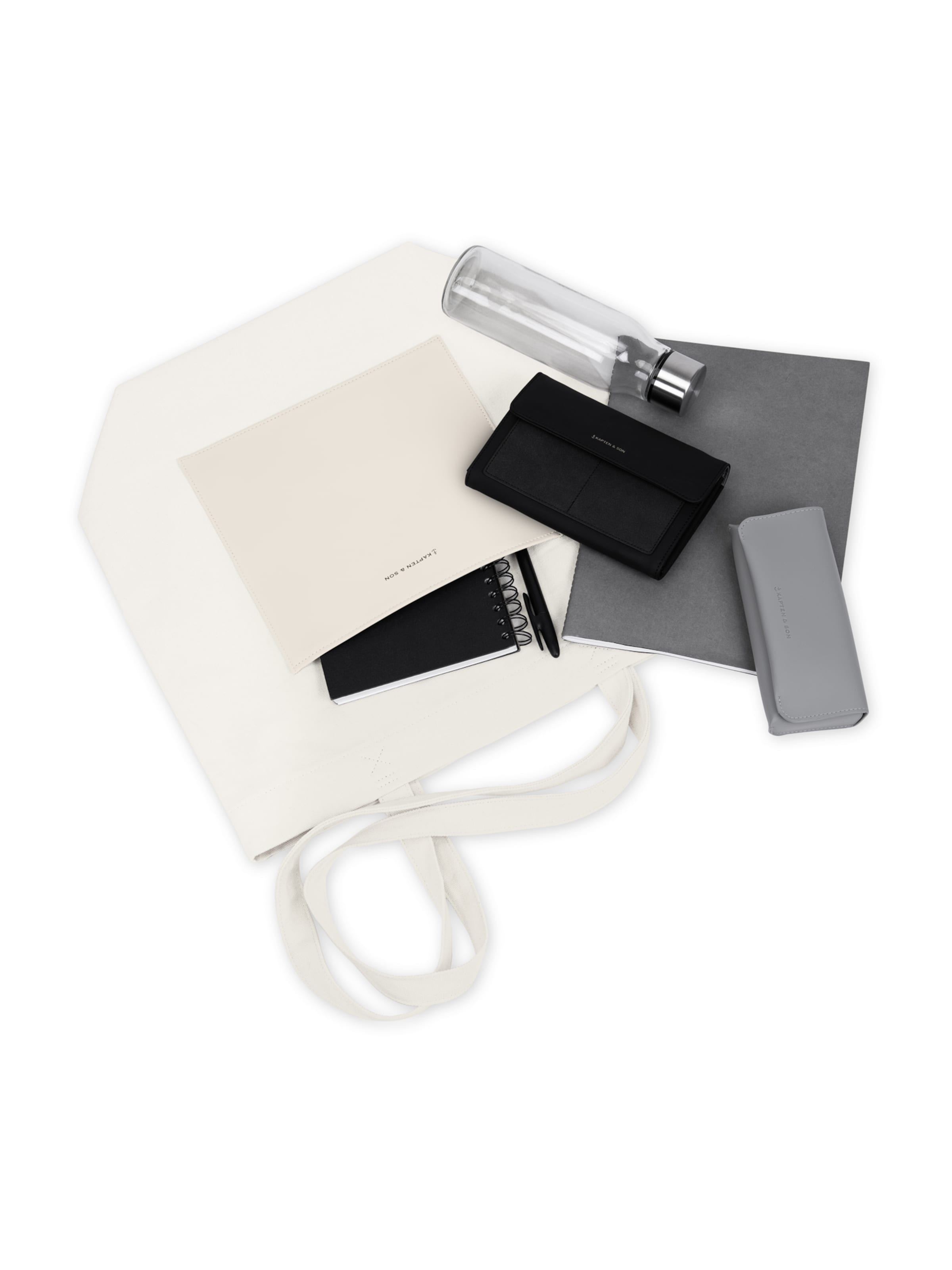 Plase de cumpărături 'Shopper Bag Sandstone' de la Kapten & Son pe bej