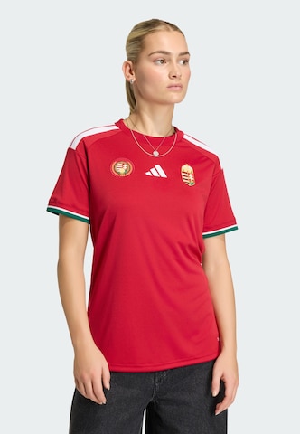 ADIDAS PERFORMANCE - Camiseta de fútbol 'Ungarn 26' en rojo: frente