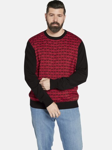 Charles Colby Pullover ' Earl Alan ' in Schwarz: Vorderseite
