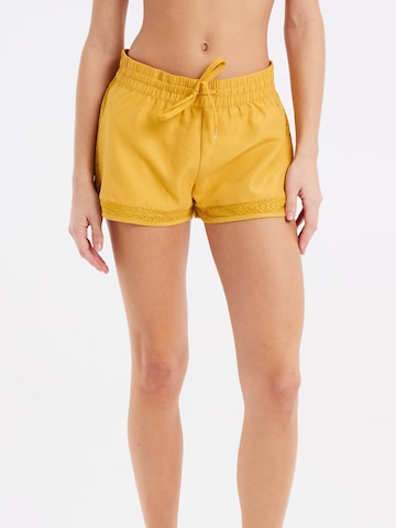 PROTEST Boardshorts 'PRTTenerife'‌‌‌ in Gelb: Vorderseite