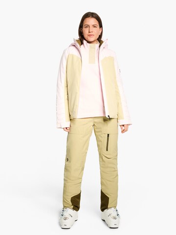 ZIENER Regular Workout Pants 'TIPPA-Z' in Beige