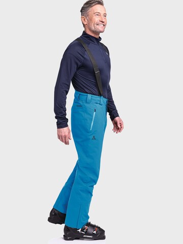 Regular Pantalon outdoor 'Weissach' Schöffel en bleu
