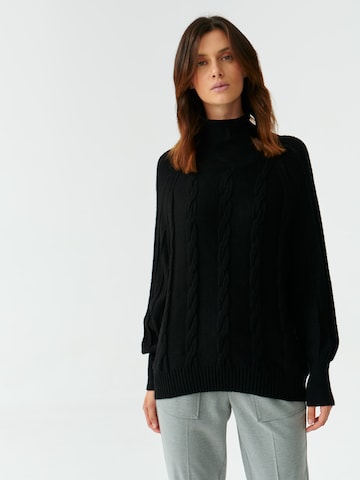 TATUUM Sweter 'MEDUZA' w kolorze czarny: przód