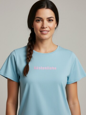 salzhaut Shirt ' STEENTJE ' in Blue