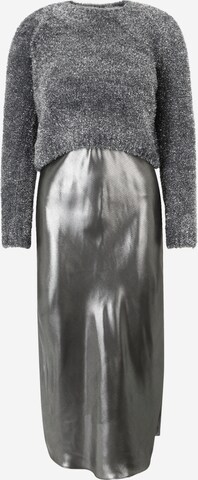 Robe 'Rosetta' AllSaints en argent : devant