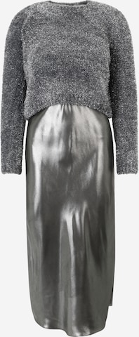 AllSaints Kleid 'Rosetta' in Silber: predná strana