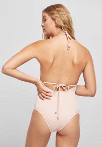 Urban Classics Regular Swimsuit in Pink