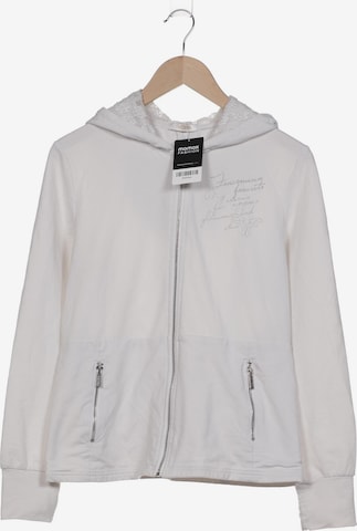 Fracomina Kapuzenpullover XL in Weiß: Vorderseite