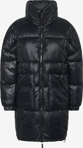 SAINT TROPEZ Vinterfrakke 'Florine ' i sort: forside