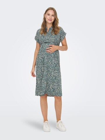 Only Maternity Shirt Dress in Green