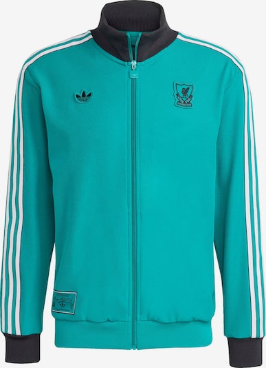 Sportinis džemperis 'Liverpool FC' iš ADIDAS PERFORMANCE, spalva – turkio spalva / balta, Prekių apžvalga
