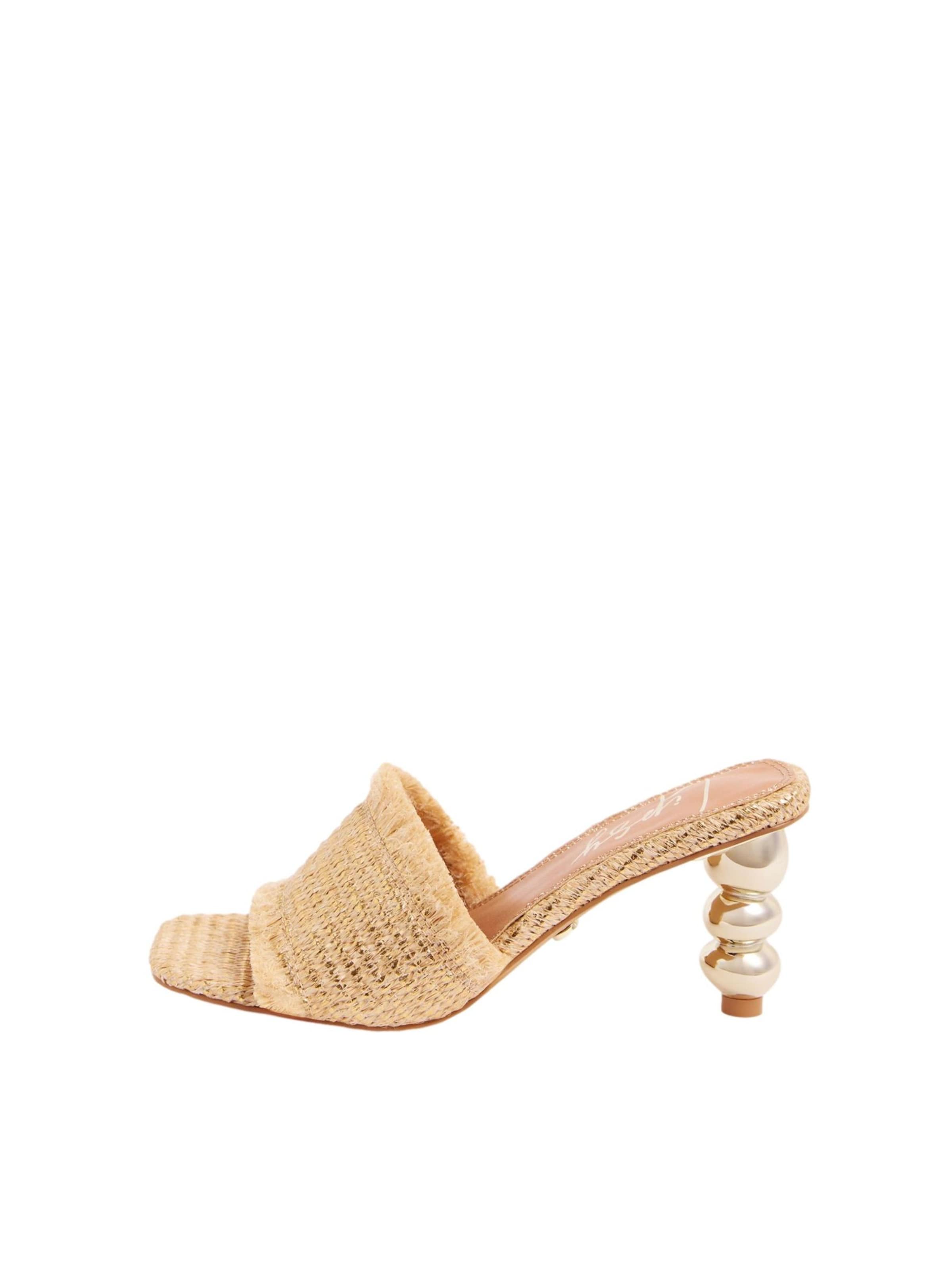 Lipsy Mule in Beige: front