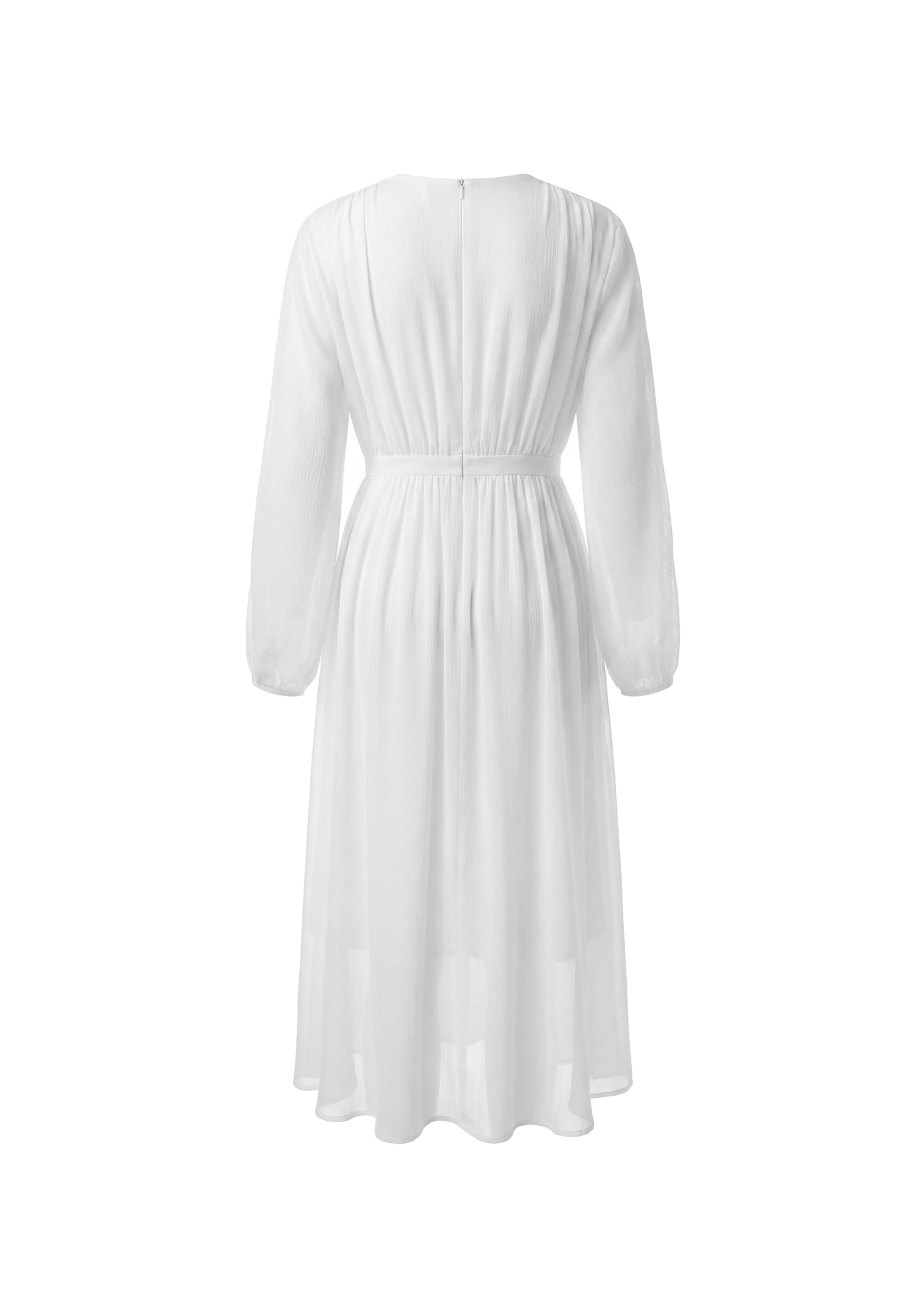 faina - Vestido 'Glow' em branco