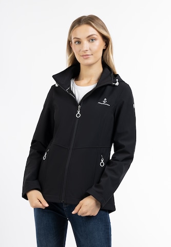 DreiMaster Maritim Between-Season Jacket in Black: front