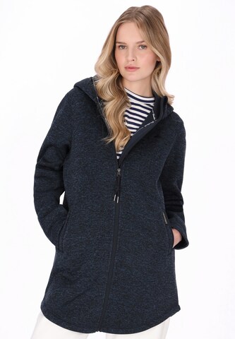 Schmuddelwedda Fleece Jacket in Blue: front