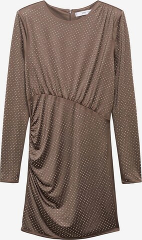 MANGO Dress 'Xstrass' in Brown: front