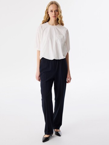 Twist Blouse in Beige