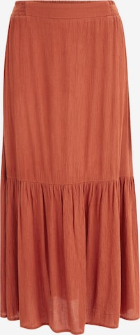 WE Fashion Spódnica w kolorze brązowy: przód
