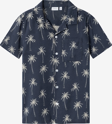 Chemise 'NKMFERANE' NAME IT en bleu : devant