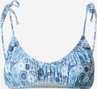 Cotton On Body Bikinitop 'Gathered' in de kleur Blauw / Lichtblauw / Donkerblauw, Productweergave