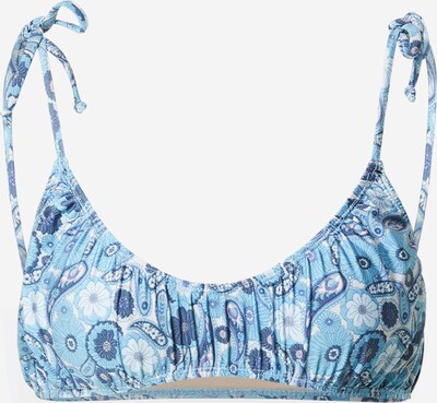 Sutien costum de baie 'GATHERED' Cotton On Body pe albastru / albastru deschis, Vizualizare produs
