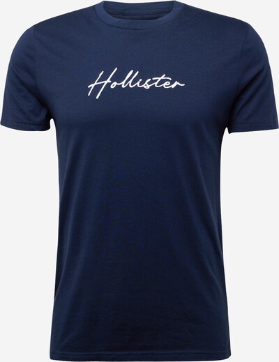 HOLLISTER Tričko - námornícka modrá / biela, Produkt