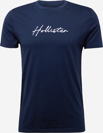 HOLLISTER Majica | modra barva: sprednja stran