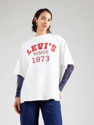 LEVI'S ® Μπλουζάκι 'Graphic Short Stack Tee' σε λευκό: μπροστά