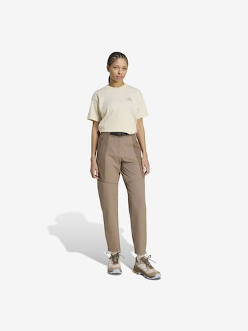 ruda ADIDAS TERREX Standartinis Laisvalaikio kelnės 'XPR'