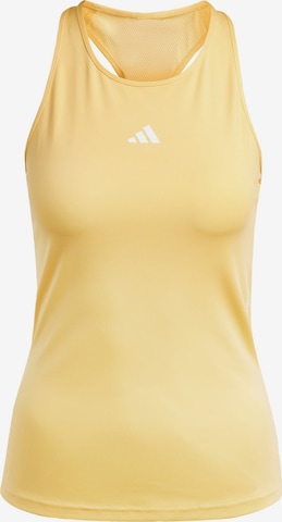 ADIDAS PERFORMANCE Sports Top 'Techfit' in Orange: front
