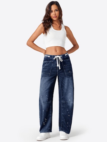 Imily Bela Loosefit Farmer - kék